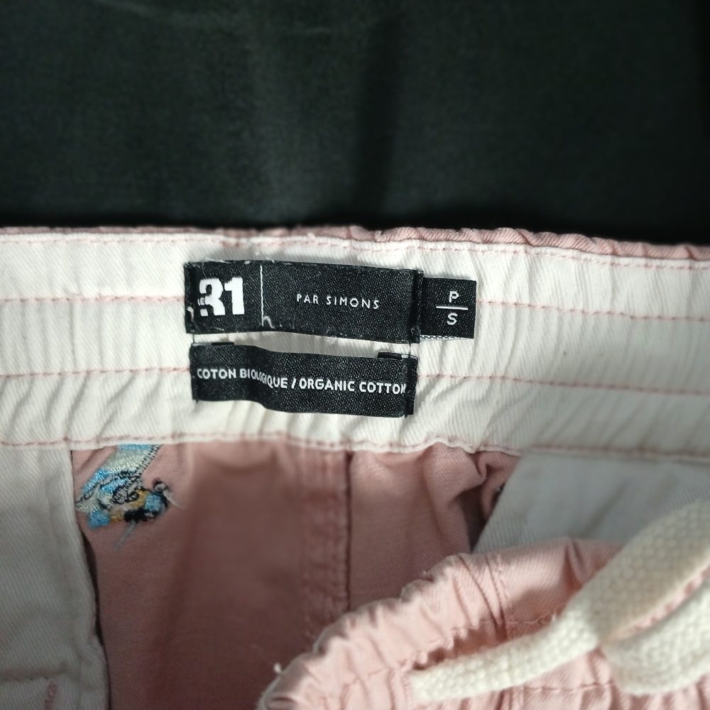 SIMON'S Pink Cargo Shorts with Elastic Waistband Size S - Picture 7 of 10